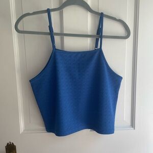 Minkpink Royal Blue Crop Top